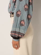 Load image into Gallery viewer, Omara Blouse - Cerulean Mist