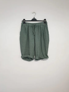 Italian Linen Frederic Bermuda Shorts