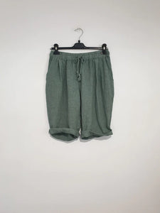 Italian Linen Frederic Bermuda Shorts