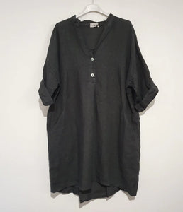 Frederic Oversized linen Shirt Dress