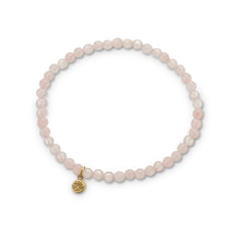 Load image into Gallery viewer, Rose quartz healing gem bracelet