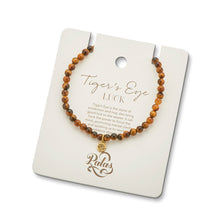 Load image into Gallery viewer, Tiger&#39;s Eye healing gem bracelet
