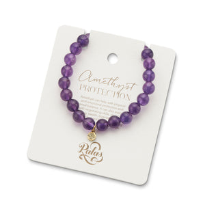 Amethyst energy gems bracelet