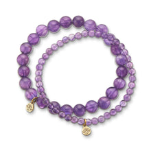 Load image into Gallery viewer, Amethyst energy gems bracelet