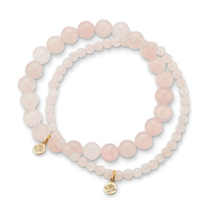 Rose Quartz energy gems bracelet