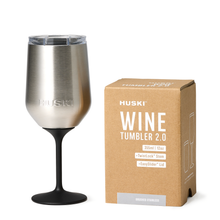 Load image into Gallery viewer, Huski Wine Tumbler 2.0 - Brushed Stainless