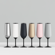 Load image into Gallery viewer, Huski Champagne Flute - White