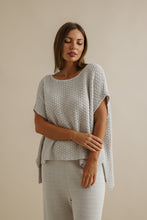Load image into Gallery viewer, Ladder Shortsleeve Pullover Silver Haze