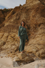 Load image into Gallery viewer, Retreat Cotton Twist Full Length Pant Rainforest