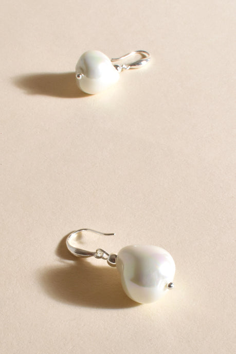 Baroque Pearl Hook Earring
