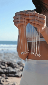 Meditation spinning necklace