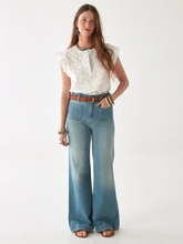 Load image into Gallery viewer, Ashanti Blouse Chikan Bianco