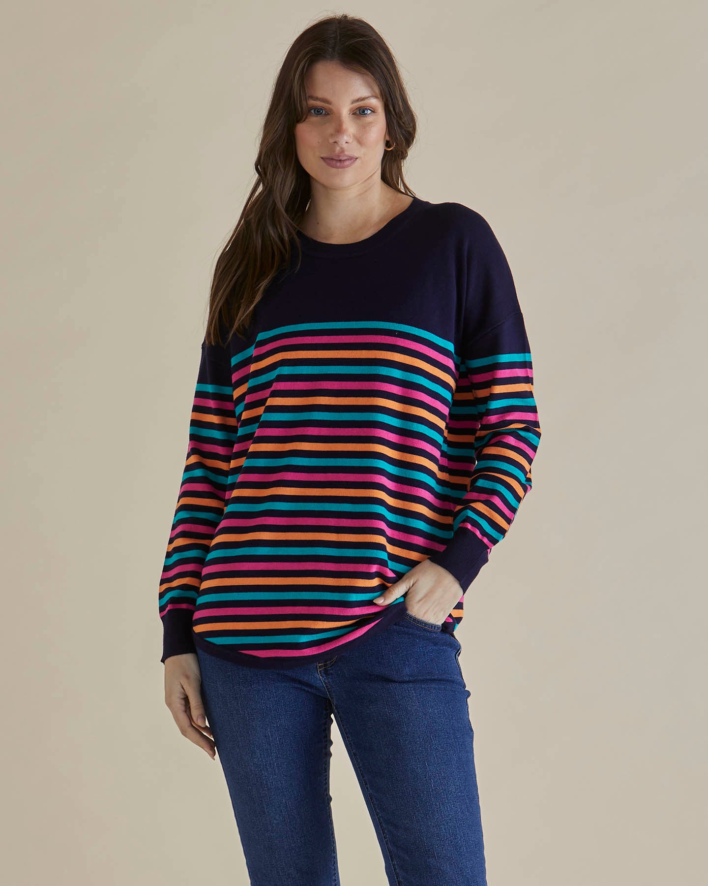 Sophie Knit Jumper Rainbow