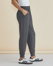 Load image into Gallery viewer, Paris Pant Charcoal Stripe