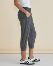 Load image into Gallery viewer, Tokyo 3/4 Pant Charcoal Stripe