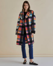 Load image into Gallery viewer, Ellie Coat Rainbow Check