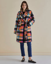 Load image into Gallery viewer, Ellie Coat Rainbow Check