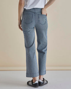 Willow Pinstripe Wide Leg