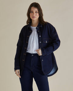 Cherry Denim Shirt Smoke Ink