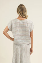 Load image into Gallery viewer, Carina Box Top Lemon Sorbet Multi Stripes