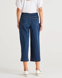 Tabitha Crop Jean Indi Washed