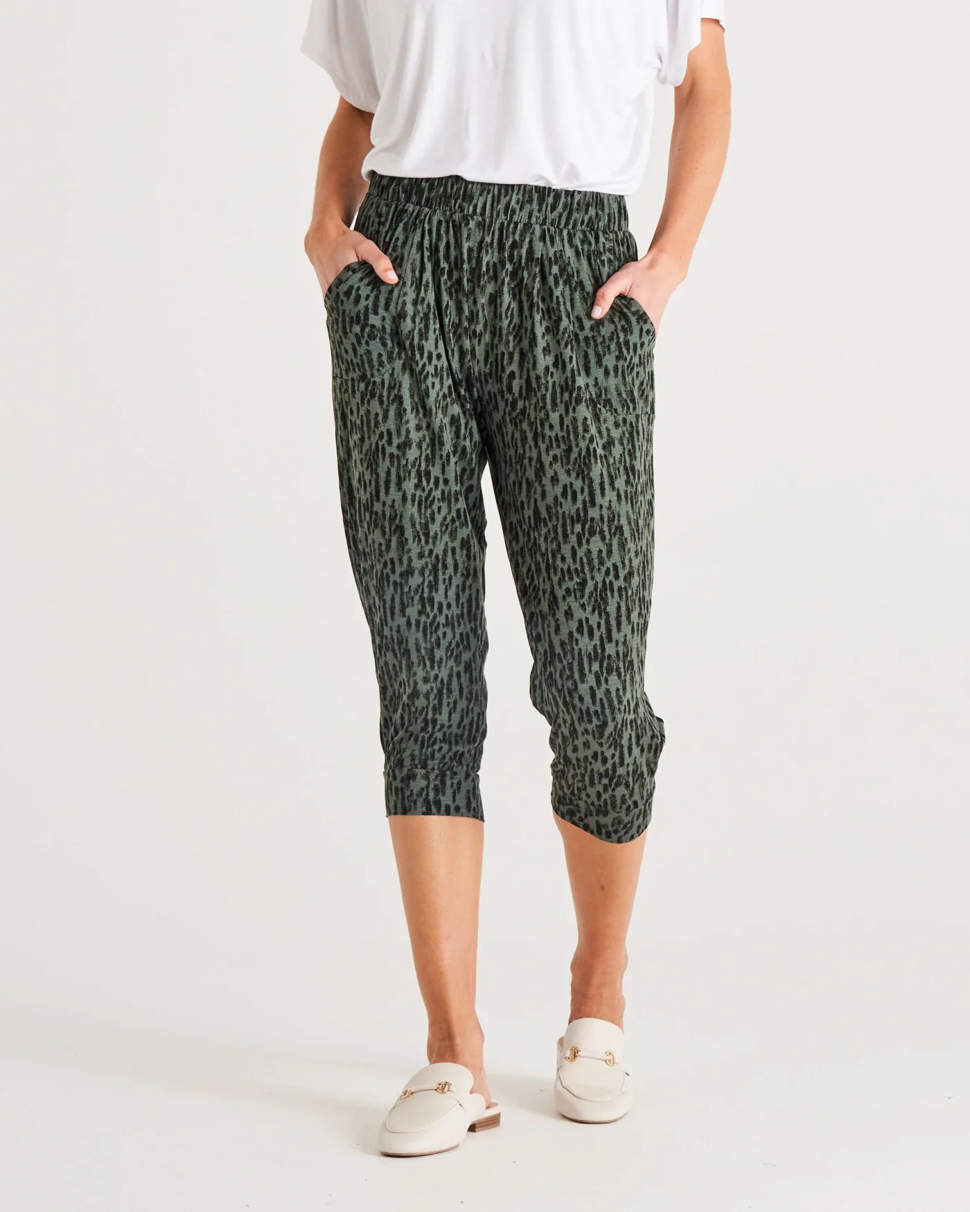 Tokyo 3/4 Pant Abstract Print