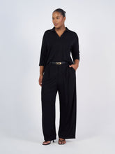 Load image into Gallery viewer, Billie Bamboo Wide Leg Dress Pant - Black