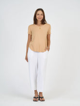 Load image into Gallery viewer, Janis Short Sleeve Bamboo T-Shirt - Tan