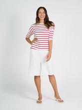 Load image into Gallery viewer, Camila Bamboo Top Lipstick &amp; White Stripe