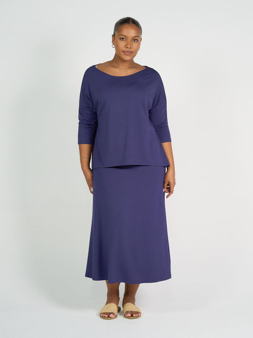 Camila Bamboo Top Blue