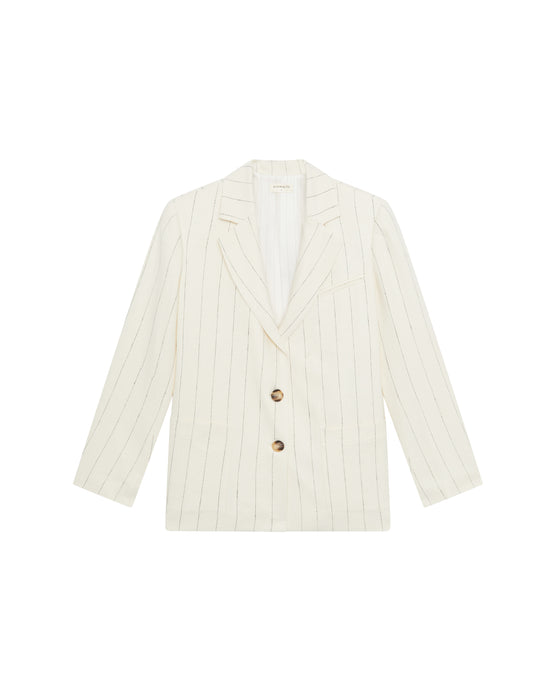 Diplomatico Paddy Jacket Ecru Stripes