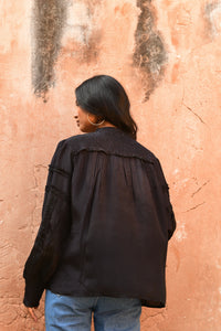 Luna Blouse Black