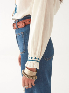 Daisy Twist Philippa Blouse Panna Cotta