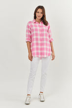 Load image into Gallery viewer, Classic Long Sleeve Shirt - Madras Rose