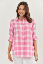 Load image into Gallery viewer, Classic Long Sleeve Shirt - Madras Rose