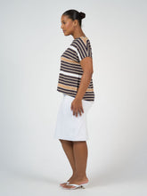 Load image into Gallery viewer, Wilde Bamboo Box Fit Tee - Stripe