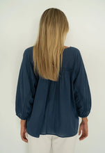 Load image into Gallery viewer, Avery Blouse Navy