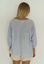Load image into Gallery viewer, Avery Blouse Powder Blu