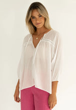 Load image into Gallery viewer, Avery Blouse White