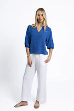 Load image into Gallery viewer, Nixie Blouse Royal Blue