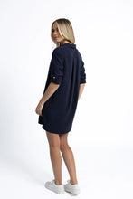 Load image into Gallery viewer, Leni Shirt Dress - Navy