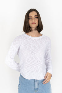 Sofia Sweater White