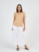 Load image into Gallery viewer, Janis Short Sleeve Bamboo T-Shirt - Tan