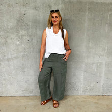 Load image into Gallery viewer, Catherine drill linen pants