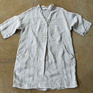 Frederic Oversized linen Shirt Dress