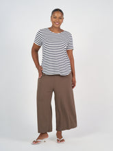 Load image into Gallery viewer, The Janis Tee Navy &amp; White Stripe