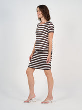 Load image into Gallery viewer, The Janis Tee Brown Stripe