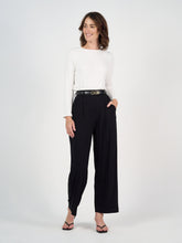 Load image into Gallery viewer, Kelly Ribbed Long Sleeve Bamboo Top - Cream