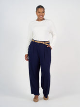 Load image into Gallery viewer, Kelly Ribbed Long Sleeve Bamboo Top - Cream