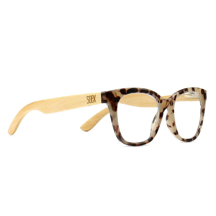 LILA GRACE IVORY TORTOISE Wooden Blue Light Blocking Magnifying Reader +2